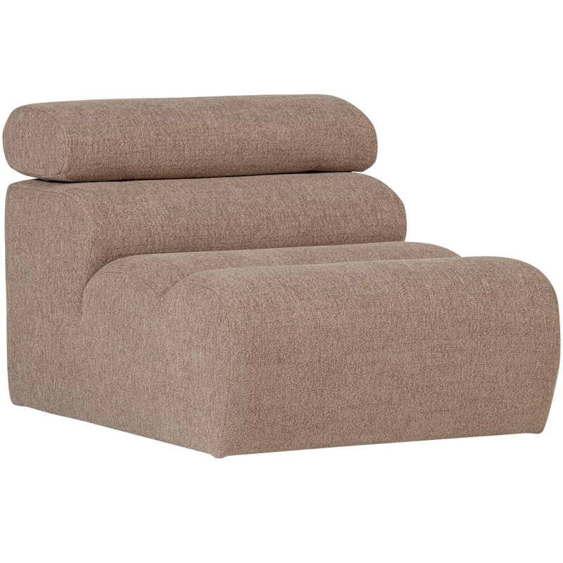 WOOOD Novi 1-sits Soffmodul i Bouclé Mullvad