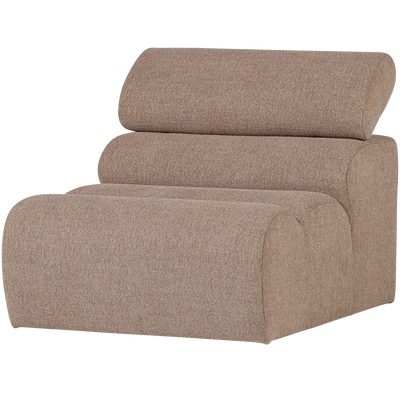 WOOOD Novi 1-sits Soffmodul i Bouclé Mullvad