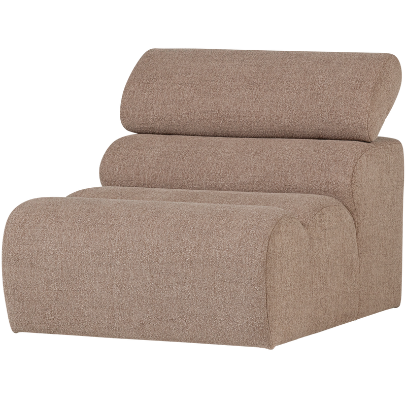 WOOOD Novi 1-sits Soffmodul i Bouclé Mullvad