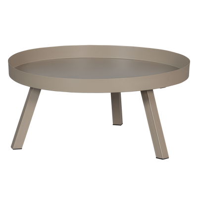 WOOOD SUNNY Trädgårdssidobord 35xØ68 cm i Metall