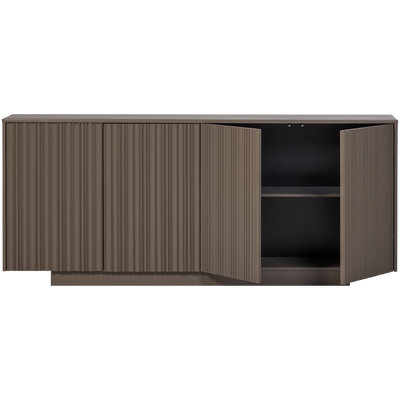 WOOOD NOVA Sideboard 200cm Furu Tryffelbrun
