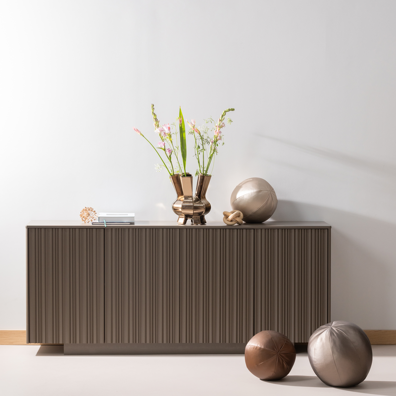 WOOOD NOVA Sideboard 200cm Furu Tryffelbrun