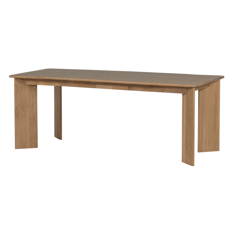 WOOOD TABLO Bord Rundad TGL 180x100 cm Genomskinlig