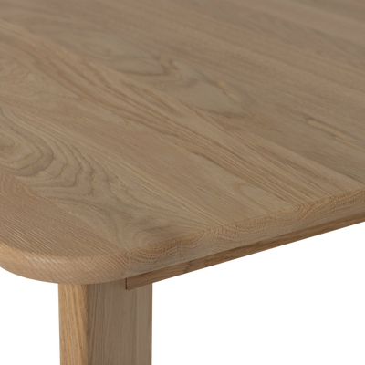 WOOOD TABLO Bord Rundad TGL 180x100 cm Genomskinlig