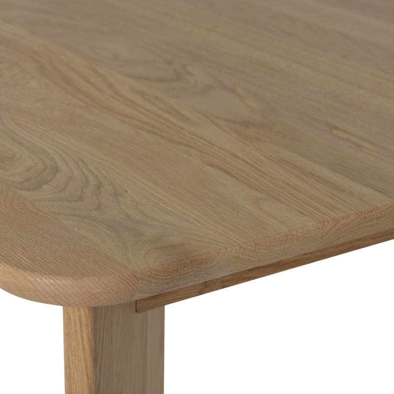 WOOOD TABLO Bord Rundad TGL 180x100 cm Genomskinlig