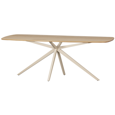 WOOOD TABLO DANSK Oval TGL 220x100 cm Genomskinlig Matbord