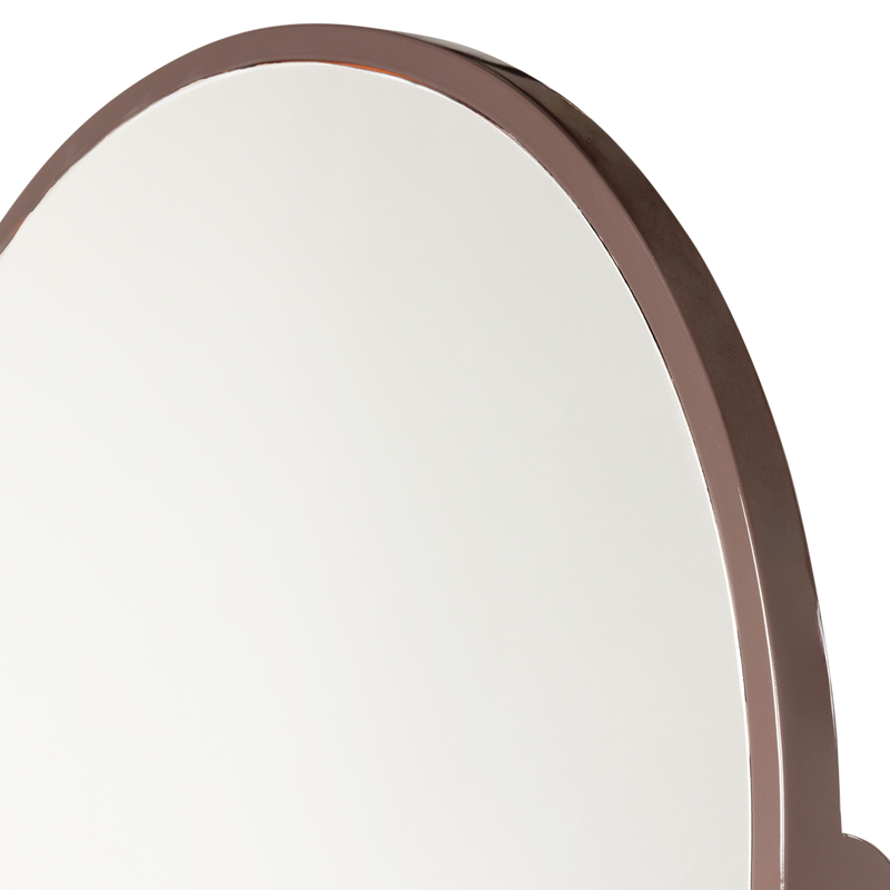 WOOOD SOLARI DRESSING Spegel 175x60 cm Högblank Mörkbrun