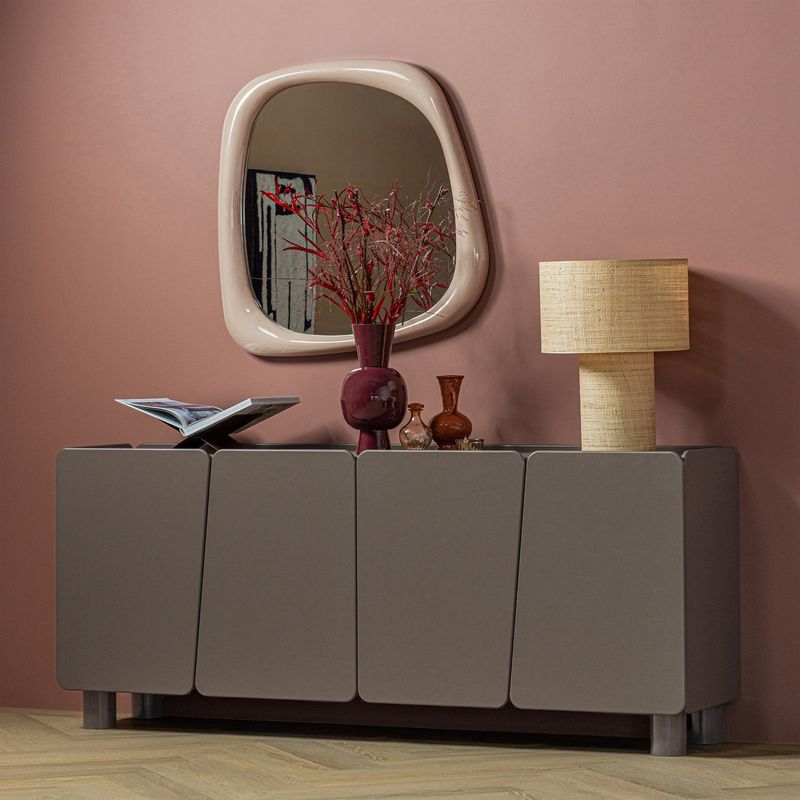 WOOOD ROOT Sideboard 200 cm Furu Tryffelbrun