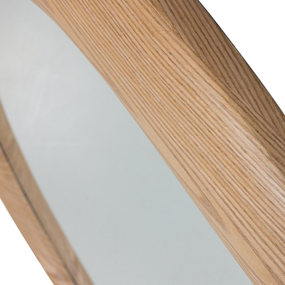 WOOOD GLIVON Rund Spegel 100x100 cm Ekfaner