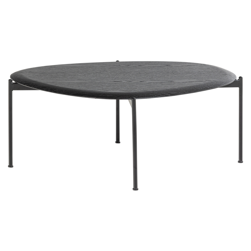 WOOOD KOTA Soffbord 36x92x68 cm MDF/Faner Svart