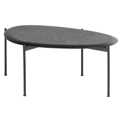 WOOOD KOTA Soffbord 36x92x68 cm MDF/Faner Svart