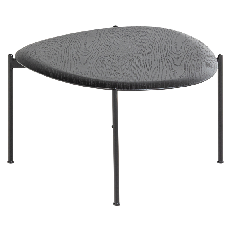 WOOOD KOTA Soffbord 36x92x68 cm MDF/Faner Svart