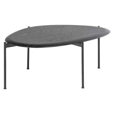WOOOD KOTA Soffbord 36x92x68 cm MDF/Faner Svart
