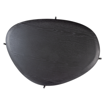 WOOOD KOTA Soffbord 36x92x68 cm MDF/Faner Svart