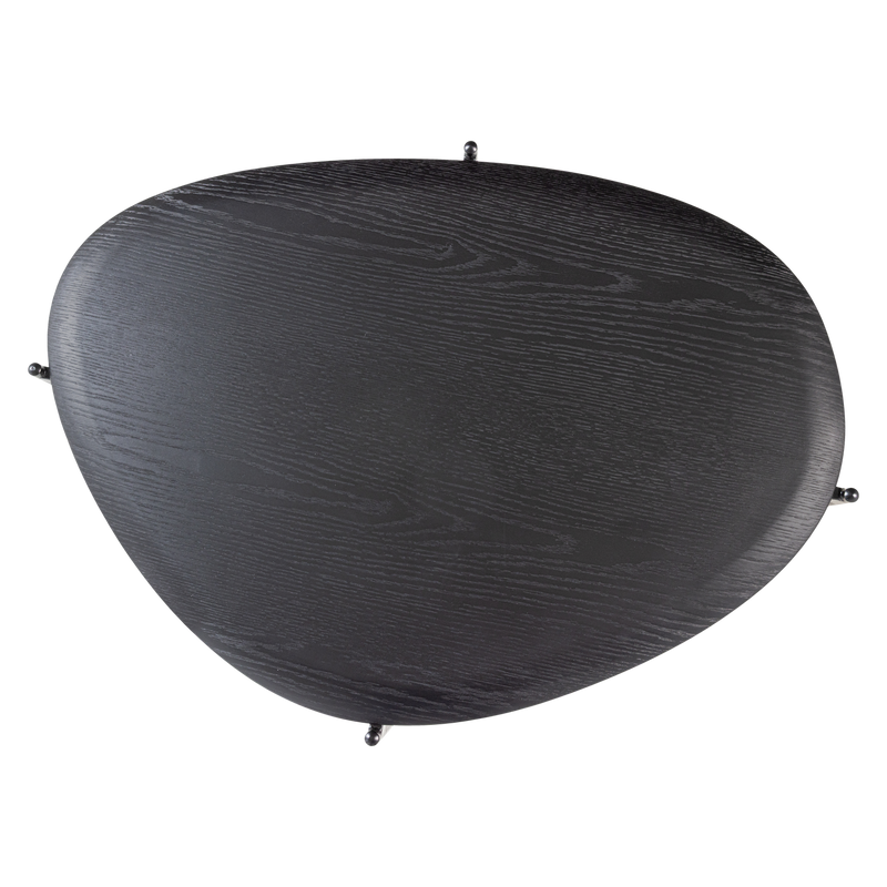 WOOOD KOTA Soffbord 36x92x68 cm MDF/Faner Svart