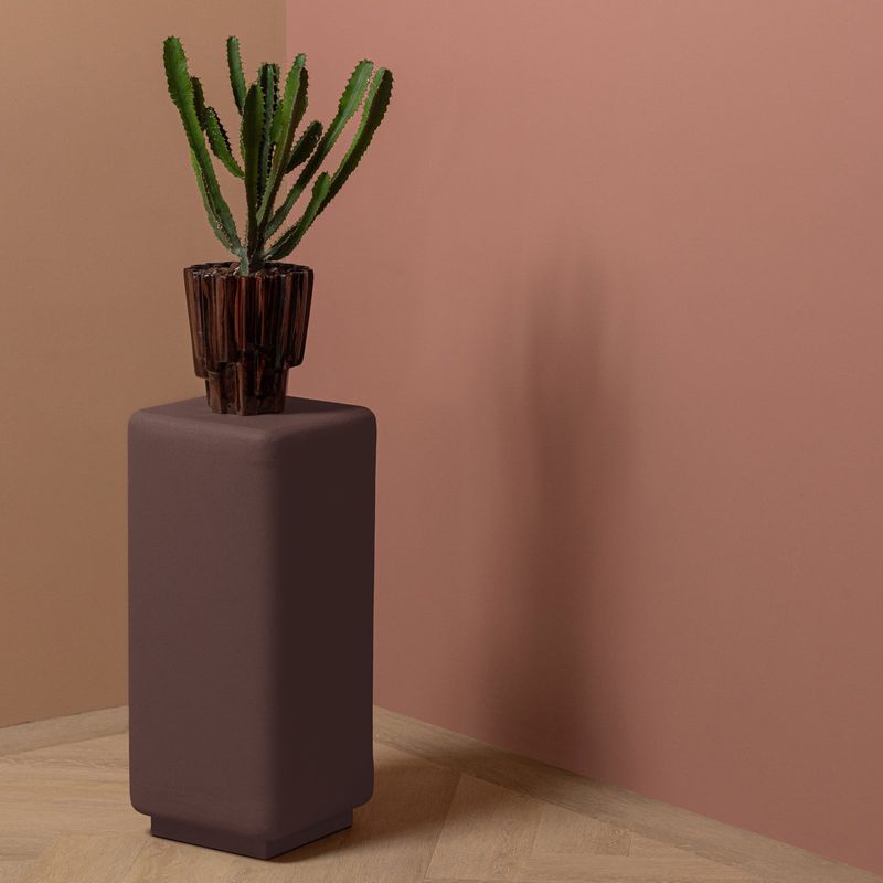 WOOOD LUEN Blomsterställning Metall Brun