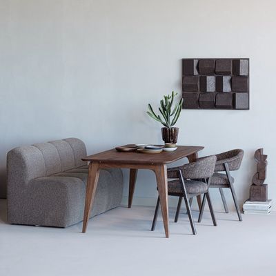 WOOOD AXIS Väggdekor Betonglook Brun