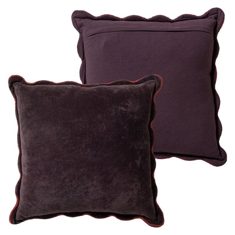 WOOOD Sova kuddar bomullssammet rosa/lila 4-pack
