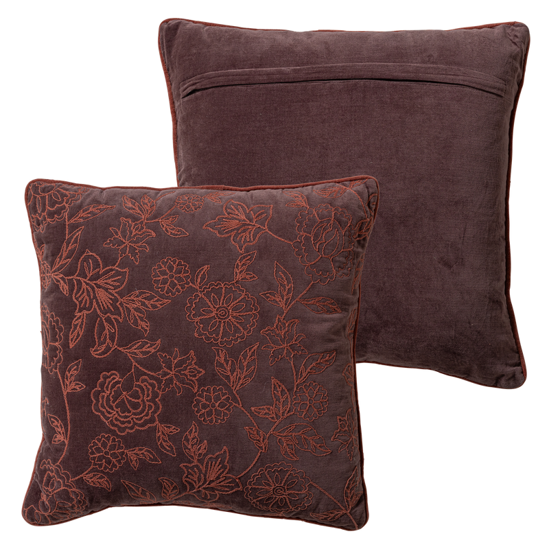 WOOOD Sova kuddar bomullssammet rosa/lila 4-pack