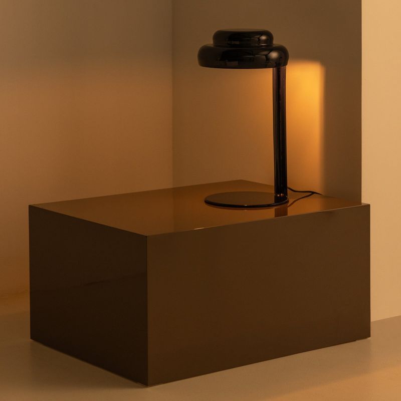 WOOOD Rassy bordslampa metall högglans mörkblå
