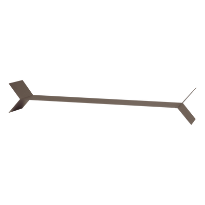 WOOOD Lorin vägghyllor metall mockabrun 3-pack