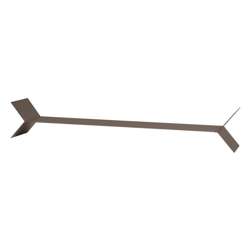 WOOOD Lorin vägghyllor metall mockabrun 3-pack