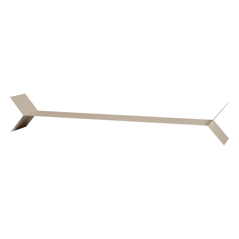 WOOOD Lorin vägghyllor metall sand 3-pack