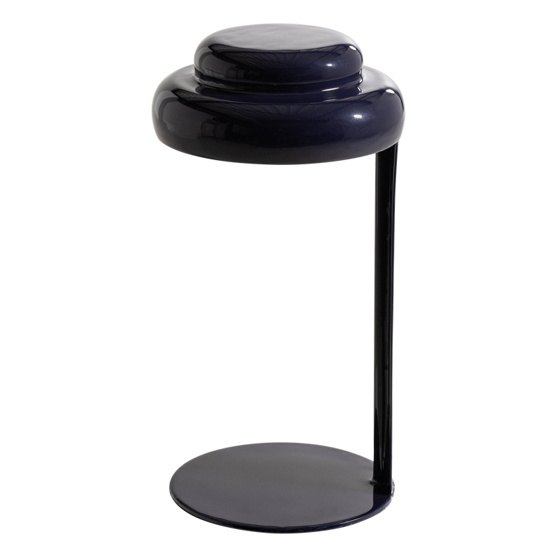 WOOOD Rassy bordslampa metall högglans mörkblå