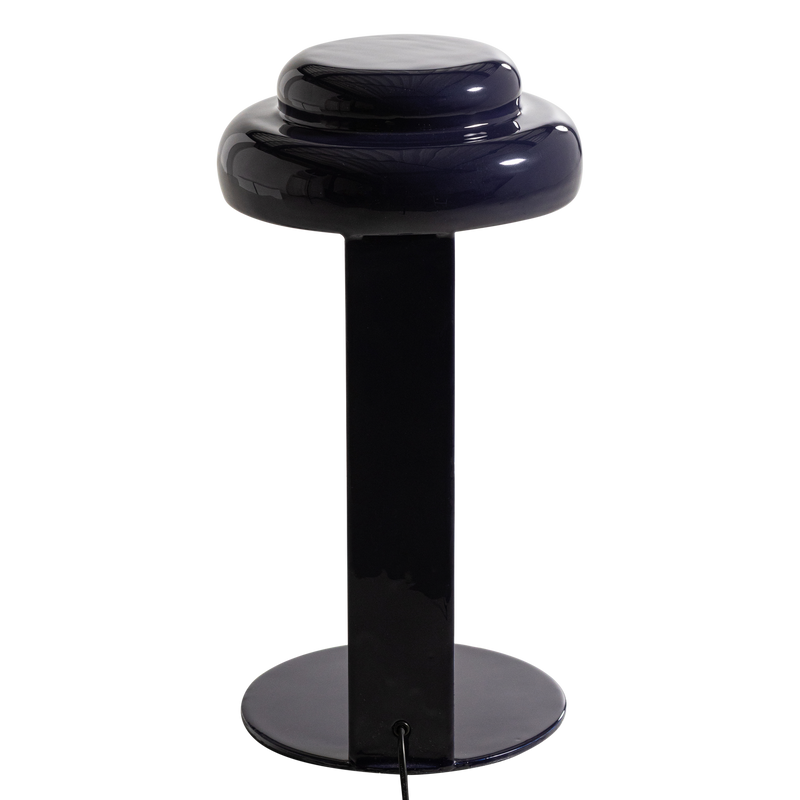 WOOOD Rassy bordslampa metall högglans mörkblå