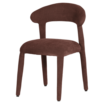 WOOOD Sile matstol linnelook vinröd 2-pack