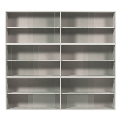 WOOOD Klink vitrinskåp furu mist 200 cm