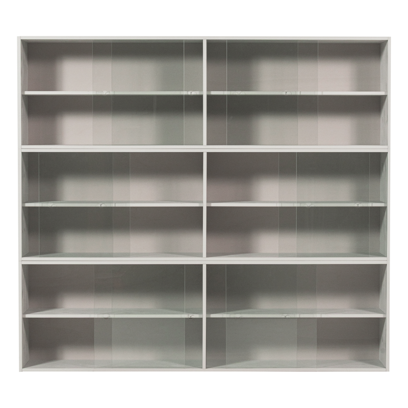 WOOOD Klink vitrinskåp furu mist 200 cm