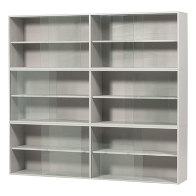 WOOOD Klink vitrinskåp furu mist 200 cm