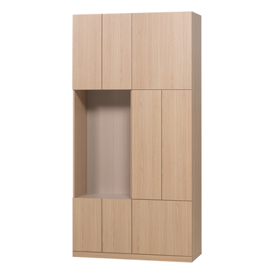 WOOOD Build vitrinskåp kombination 108 cm ekdekor natur