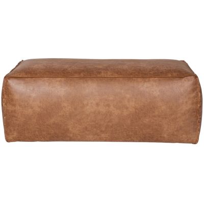 WOOOD RODEO Puff 43x120 Ekoläder Konjak