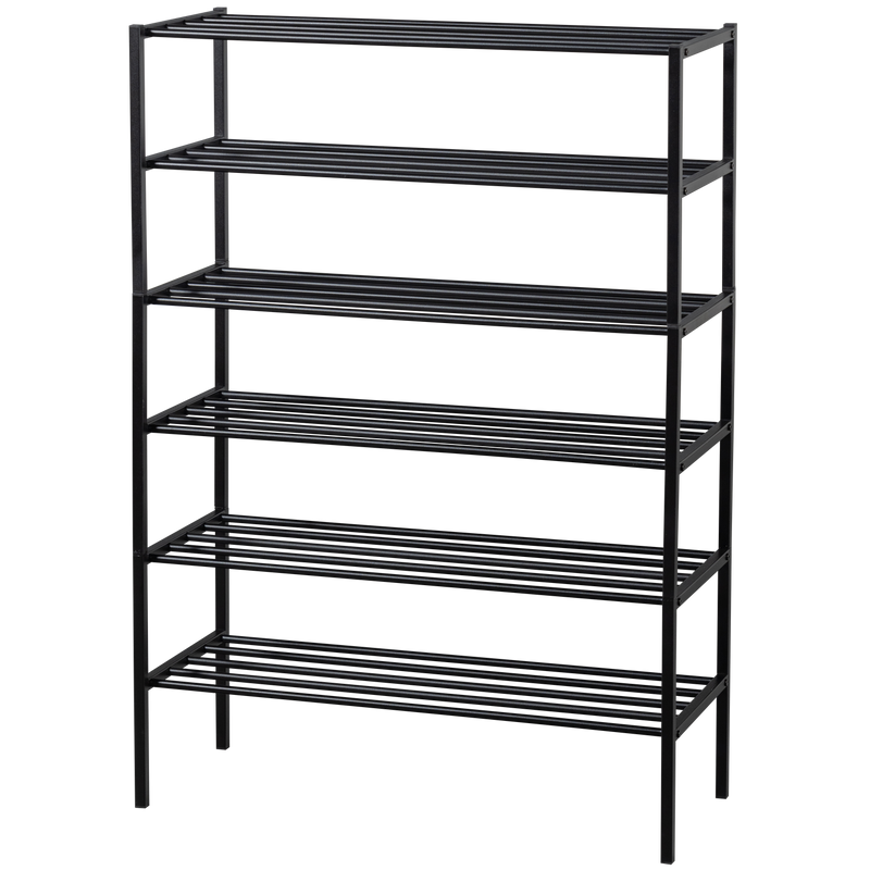 WOOOD FERRO Skohylla 3-pack Metall Svart