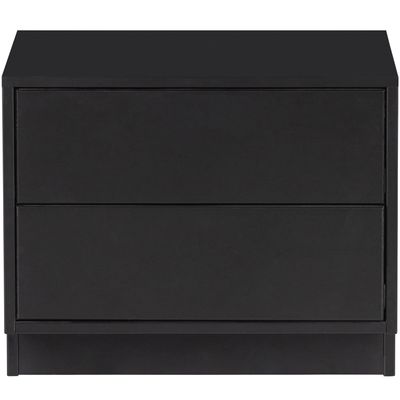 WOOOD FINCA TV-bänk 50cm Furu Djup Svart