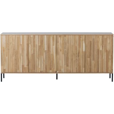 WOOOD NEW GRAVURE Sideboard 200 cm Ek Natur