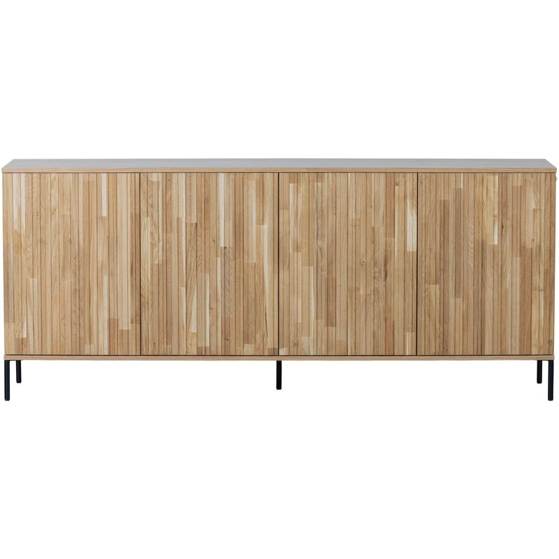 WOOOD NEW GRAVURE Sideboard 200 cm Ek Natur