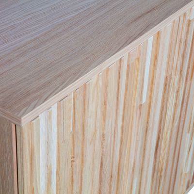WOOOD NEW GRAVURE Sideboard 200 cm Ek Natur