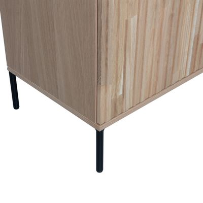 WOOOD NEW GRAVURE Sideboard 200 cm Ek Natur