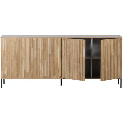 WOOOD NEW GRAVURE Sideboard 200 cm Ek Natur