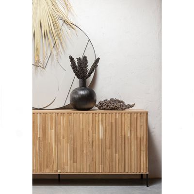 WOOOD NEW GRAVURE Sideboard 200 cm Ek Natur