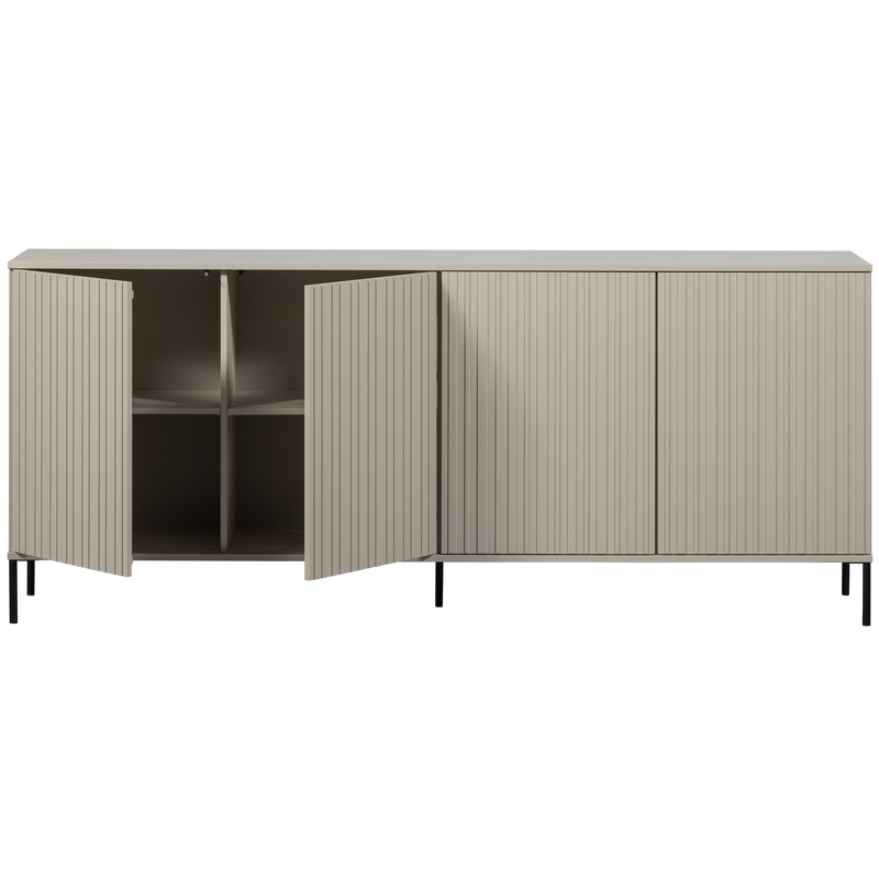 WOOOD NEW GRAVURE Sideboard 200 cm i Furu Dammrosa