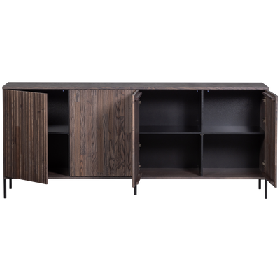 WOOOD NEW GRAVURE Sideboard 200 cm Askfaner Espresso