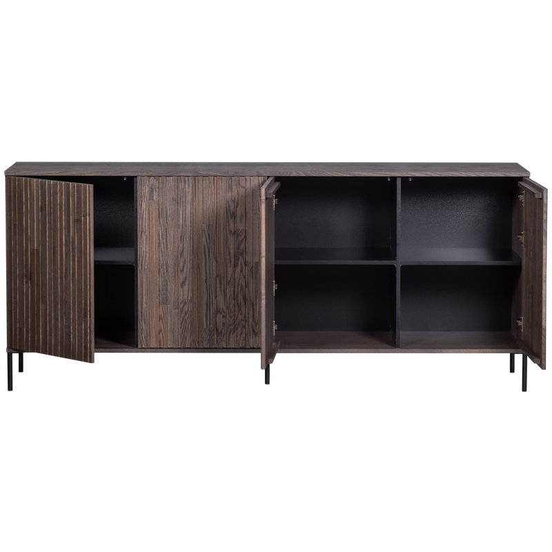 WOOOD NEW GRAVURE Sideboard 200 cm Askfaner Espresso