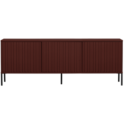 WOOOD NEW GRAVURE TV-bänk 150 cm Furu Vinröd