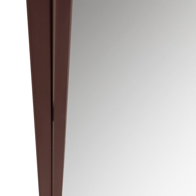 WOOOD Doutzen spegel metall vinröd 170x40 cm