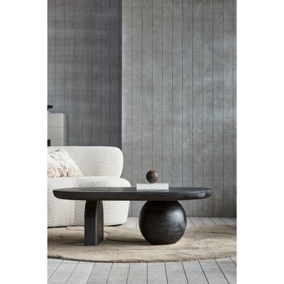 WOOOD ALYA Matta Blek Brun Natur 170x240cm