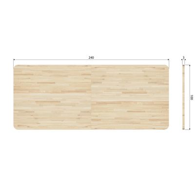 WOOOD COMBI-TABLO: XL Bordsskiva Ek 240x100 & ZEELAND Ben